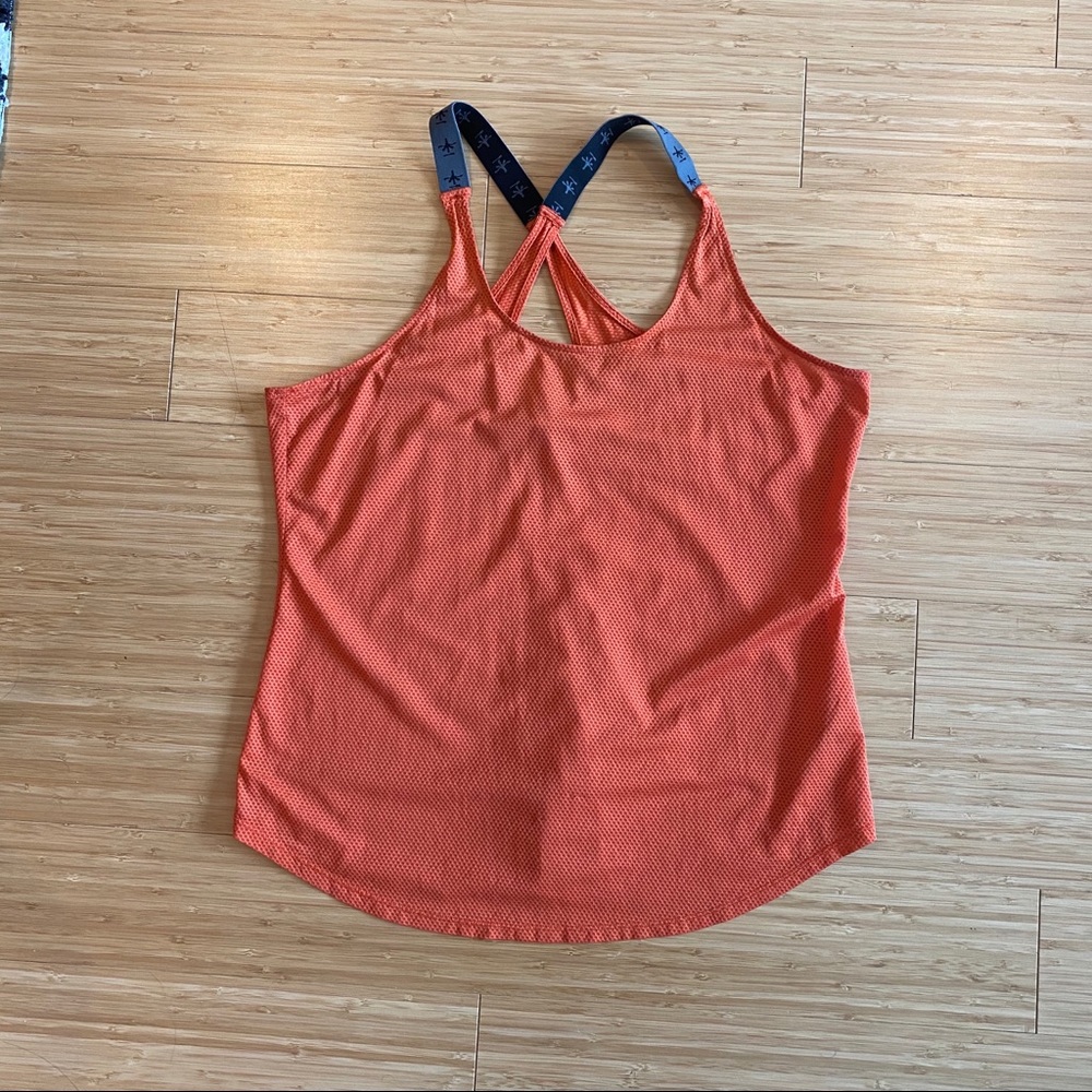 SOYBU Cross Back Orange Tanktop - Picture 3 of 4